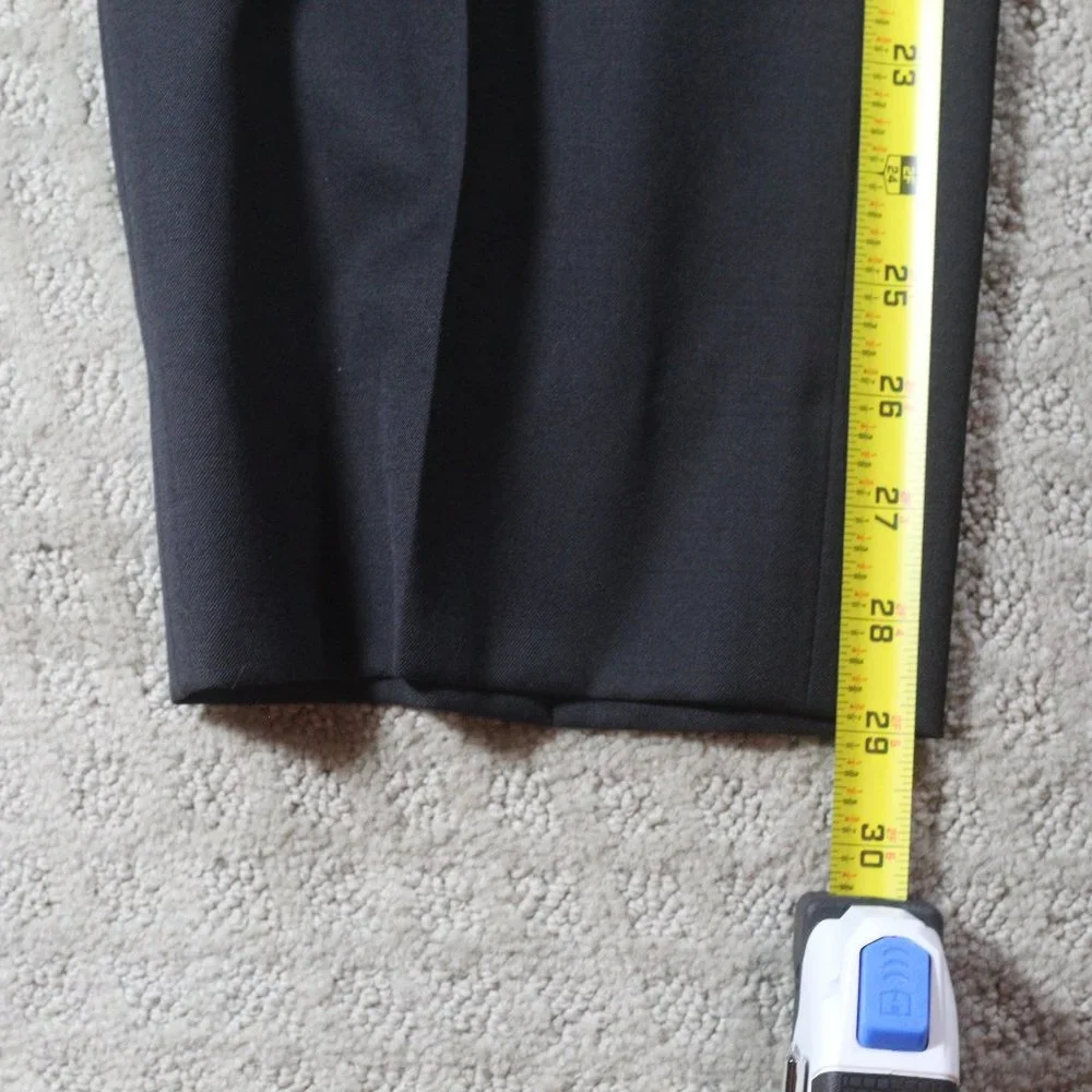 Pronto Uomo Black Suit with Cumber Bun Size: 40R
